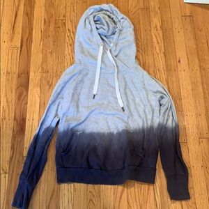 NSF blue tye dye hoodie